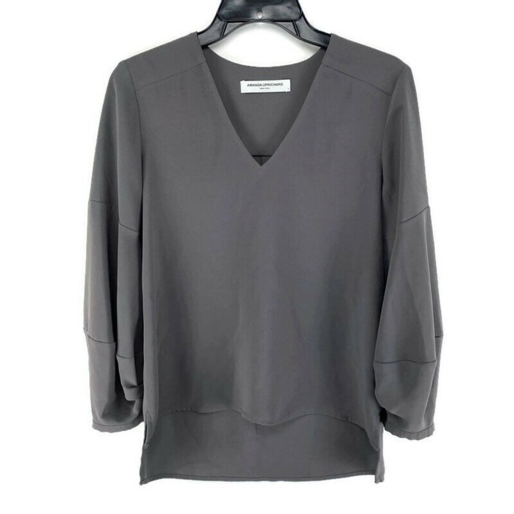 Amanda Uprichard x Revolve Millan Crepe Blouse